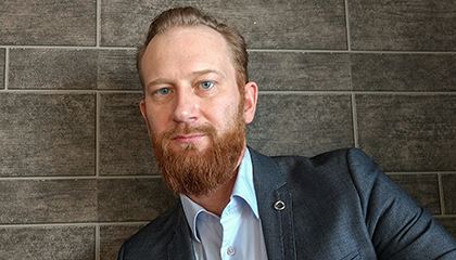 Bild på Patrik Sundell, standardiseringskoordinator på Outokumpu